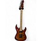 Used 2020 ESP ESP USA Custom MII Hardtail Amber Cherry Sunburst Solid Body Electric Guitar thumbnail