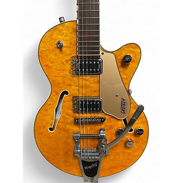 Used Gretsch Guitars G5655T-QM Amber Hollow Body Electric Guitar