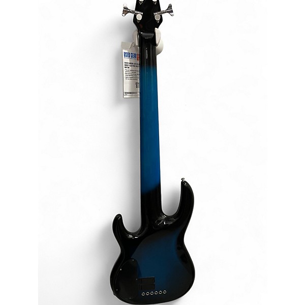 Used Carvin LB76 Blue Burst Electric Bass Guitar