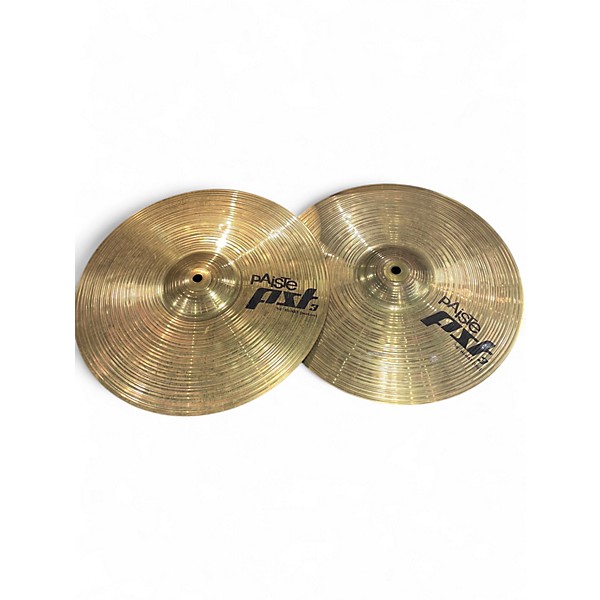 Used Paiste 14in PST3 Hi Hat Pair Cymbal