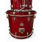 Used Yamaha 5 Piece Stage Custom Candy Apple Red Drum Kit
