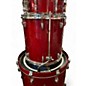 Used Yamaha 5 Piece Stage Custom Candy Apple Red Drum Kit