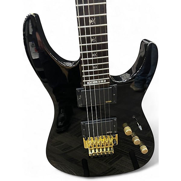 Used ESP LTD KH602 Kirk Hammett Signature Black Solid Body Electric Guitar