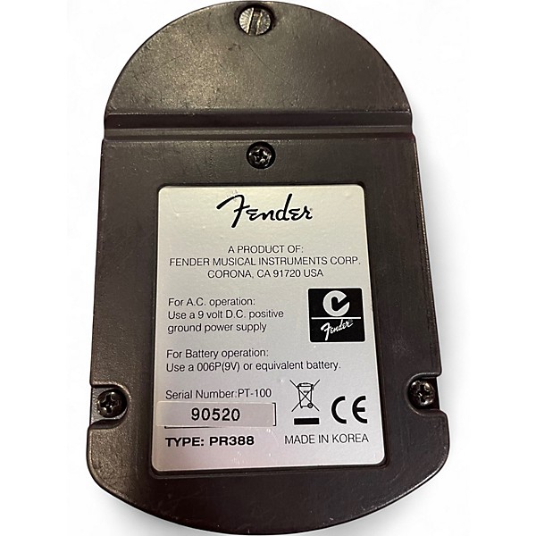 Used Fender pt100 Tuner Pedal