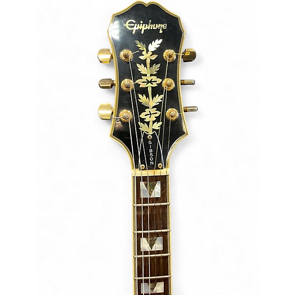 Used Epiphone Sheraton Blonde Hollow Body Electric Guitar