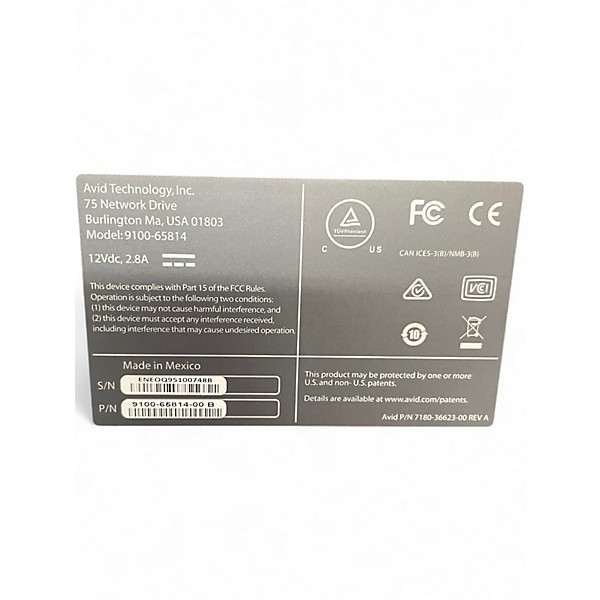 Used Avid S1 8 FADER CONTROL Control Surface