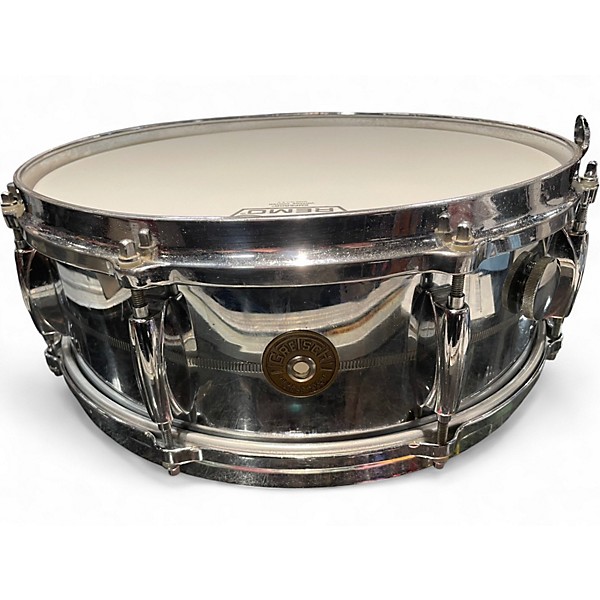 Used Gretsch Drums 14in 4160 Chrome Snare Chrome Drum
