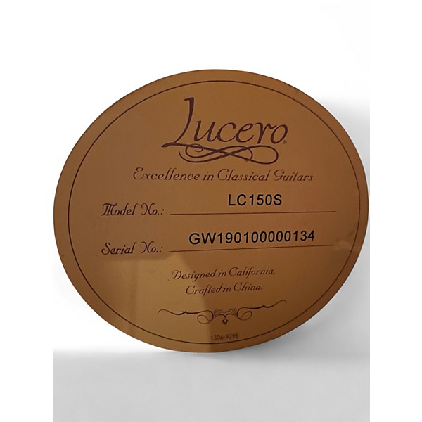 Used Lucero LC150S Natural Acoustic Guitar