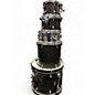 Used Ludwig 5 Piece Backbeat Elite Black Drum Kit