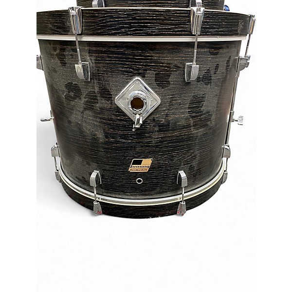 Used Ludwig 5 Piece Backbeat Elite Black Drum Kit