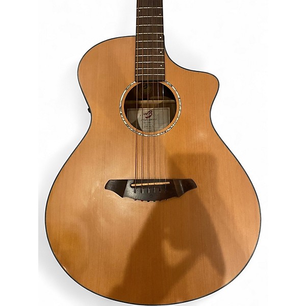 Used Breedlove Atlas Series Solo C350/CRE Concert Natural Acoustic Electric Guitar