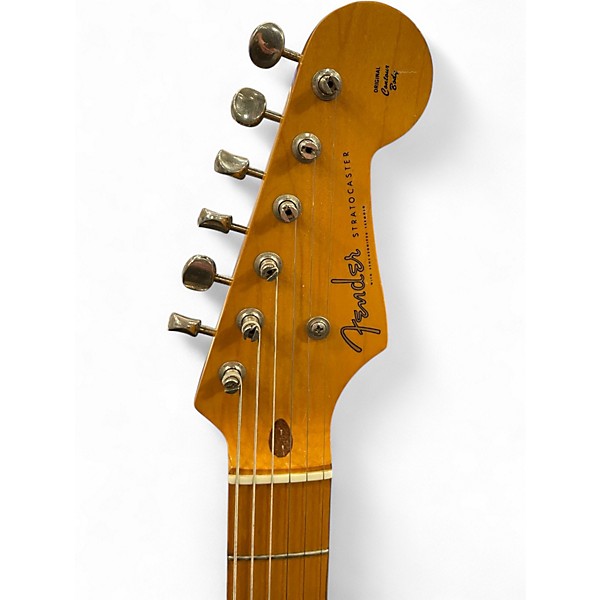 Used Fender FOTO FLAME GREEN BURST Solid Body Electric Guitar