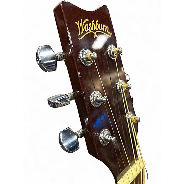 Used Washburn D10SLH Natural Acoustic Guitar