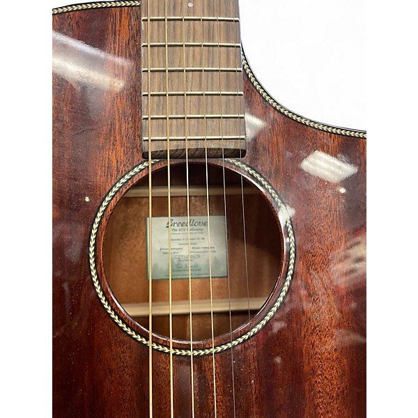 Used Breedlove Discovery Concert Cutaway Mahogany Acoustic Electric Guitar