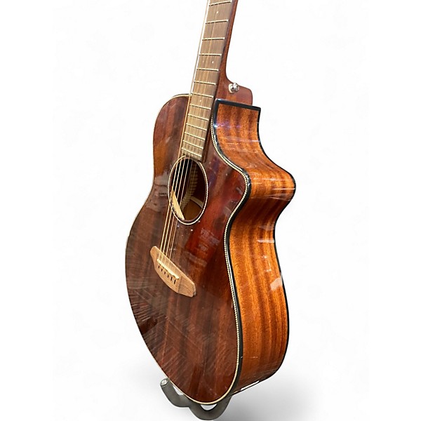 Used Breedlove Discovery Concert Cutaway Mahogany Acoustic Electric Guitar