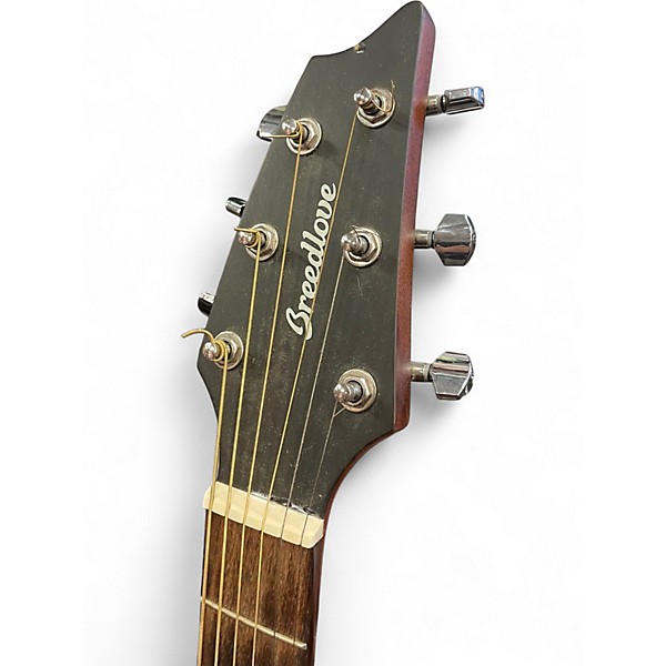 Used Breedlove Discovery Concert Cutaway Mahogany Acoustic Electric Guitar