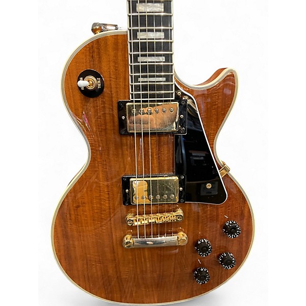 Used Epiphone Les Paul Custom KOA Solid Body Electric Guitar