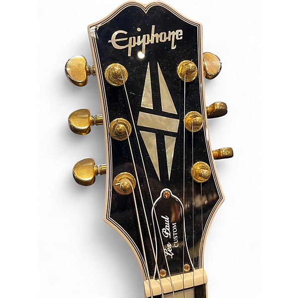 Used Epiphone Les Paul Custom KOA Solid Body Electric Guitar