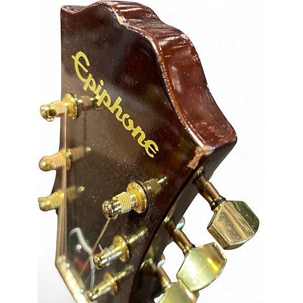 Used Epiphone FT-140 Natural Acoustic Electric Guitar