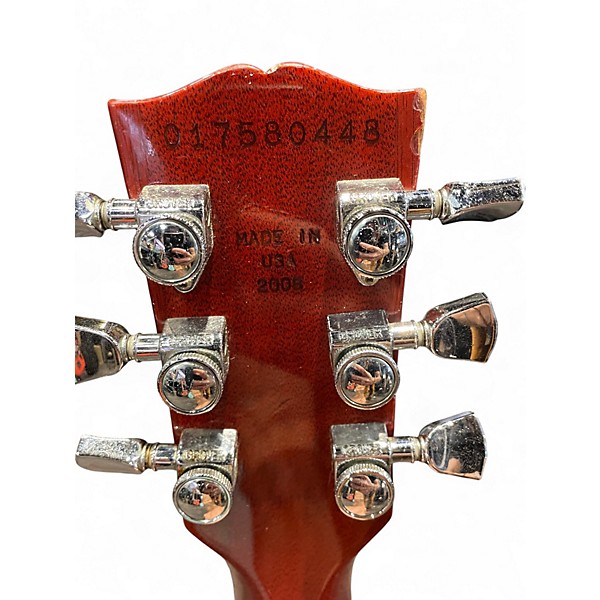 Used 2008 Gibson Les Paul Standard Cherry Sunburst Solid Body Electric Guitar