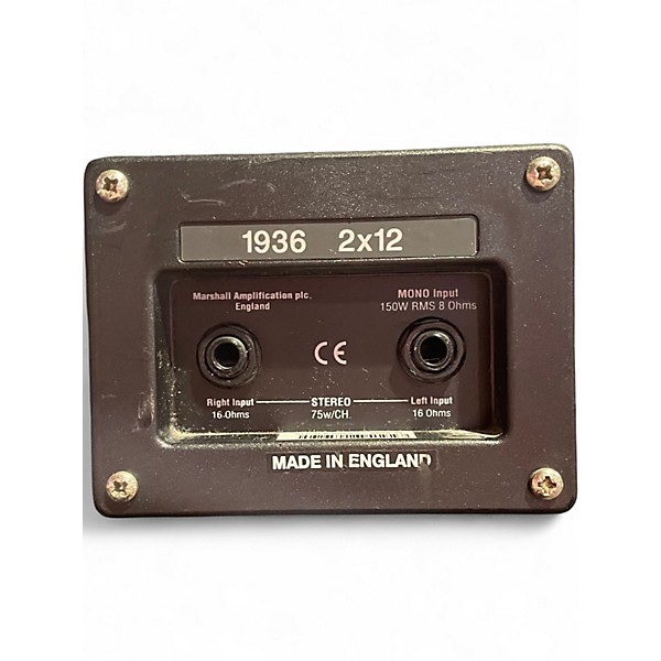 Used Marshall 1936 150W 2x12 Guitar Cabinet