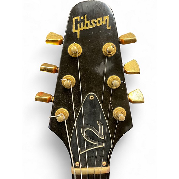 Vintage 1980 Gibson Flying V2 Natural Solid Body Electric Guitar