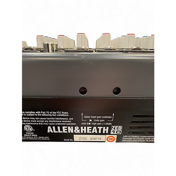 Used Allen & Heath ZED10 Line Mixer