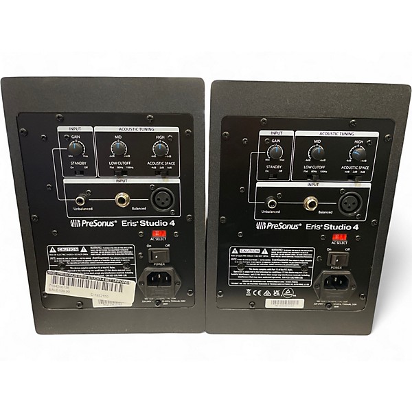 Used PreSonus Eris Studio 4 SET Unpowered Monitor