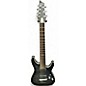 Used Schecter Guitar Research c-7 platinum Trans Black Solid Body Electric Guitar thumbnail