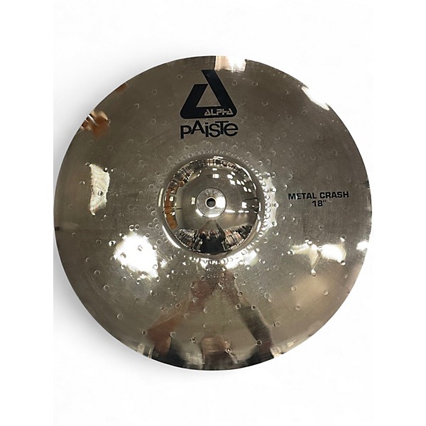 Used Paiste 18in Alpha Metal Crash Brilliant Cymbal 38 | Guitar Center