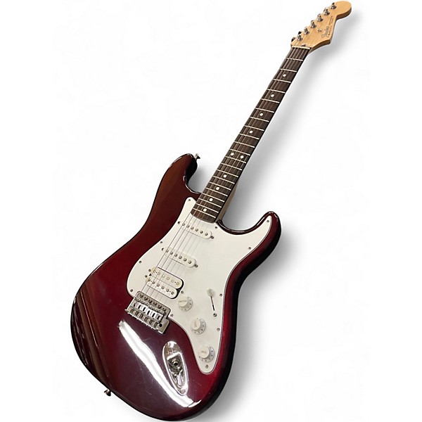 Used Fender Standard Stratocaster HSS Red Solid Body Electric Guitar