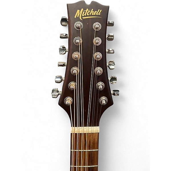 Used Mitchell T331TCE Brown Sunburst 12 String Acoustic Electric Guitar