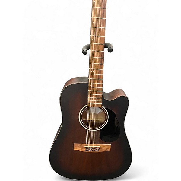 Used Mitchell T331TCE Brown Sunburst 12 String Acoustic Electric Guitar