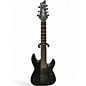 Used Schecter Guitar Research Damien 7 String Black Matte Solid Body Electric Guitar thumbnail