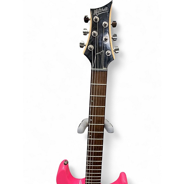 Used Mitchell MD200 Electric Pink Solid Body Electric Guitar