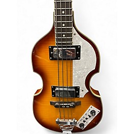 Used Rogue Violin Bass Sunburst Electric Bass Guitar