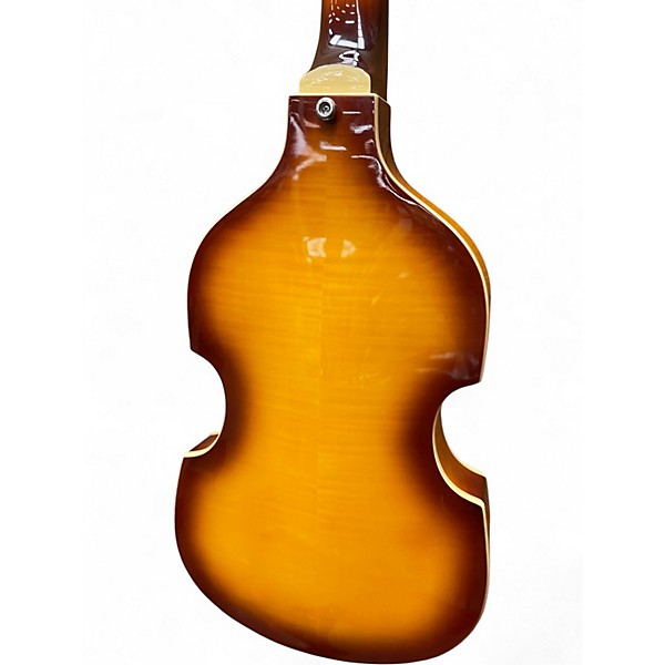 Used Rogue Violin Bass Sunburst Electric Bass Guitar