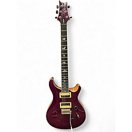 Used PRS SE Custom 24 Purple Solid Body Electric Guitar