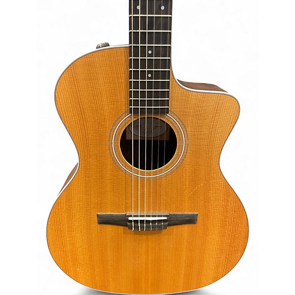 Used 2020s Taylor 214CEN Natural Classical Acoustic Electric Guitar