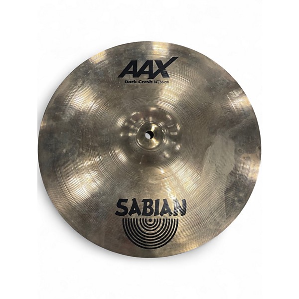 Used SABIAN 14in AAX Series Dark Crash Cymbal