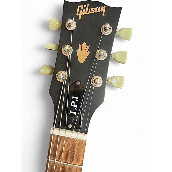 Used Gibson LPJ 2 Tone Sunburst Solid Body Electric Guitar