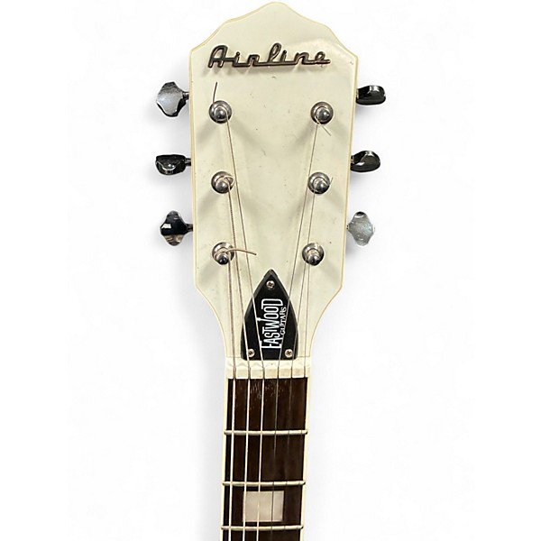 Used Eastwood Airline Tuxedo Black Solid Body Electric Guitar