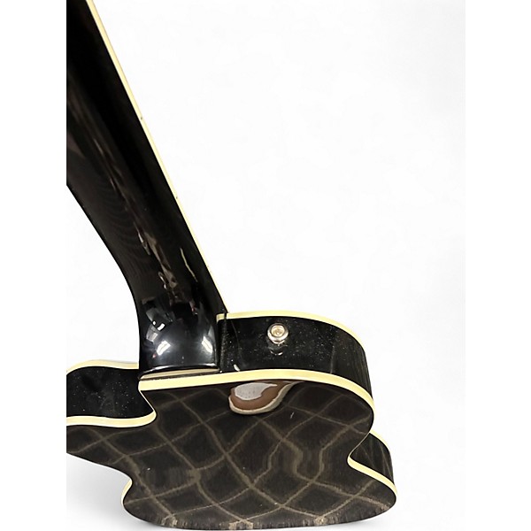 Used Eastwood Airline Tuxedo Black Solid Body Electric Guitar