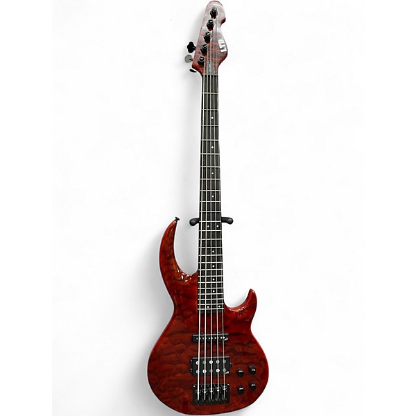 Used ESP LTD BB-1005 Bunny Brunel Burnt Orange Electric Bass Guitar