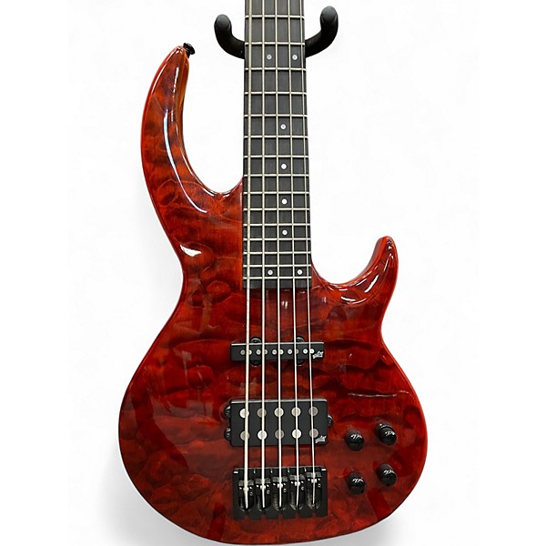 Used ESP LTD BB-1005 Bunny Brunel Burnt Orange Electric Bass Guitar