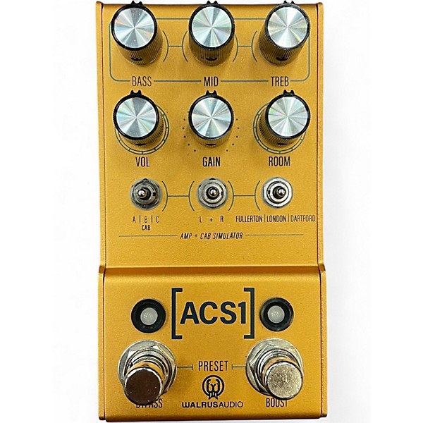 Used Walrus Audio ACS1 AMP & CAB SIM Effect Pedal