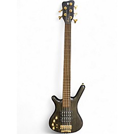 Used Warwick German Pro Series GPS Corvette Double Buck Nirvana Black Electric Bass Guitar