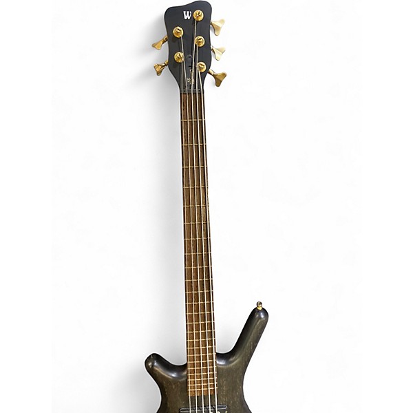 Used Warwick German Pro Series GPS Corvette Double Buck Nirvana Black Electric Bass Guitar