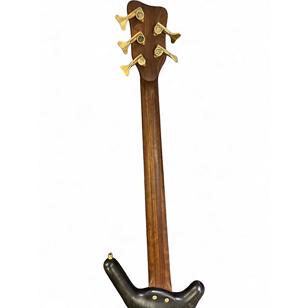 Used Warwick German Pro Series GPS Corvette Double Buck Nirvana Black Electric Bass Guitar