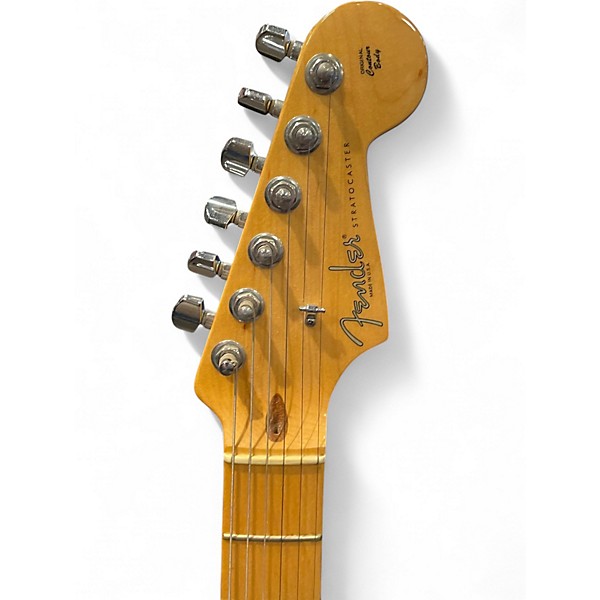 Used Fender Standard Stratocaster HSS Black Solid Body Electric Guitar